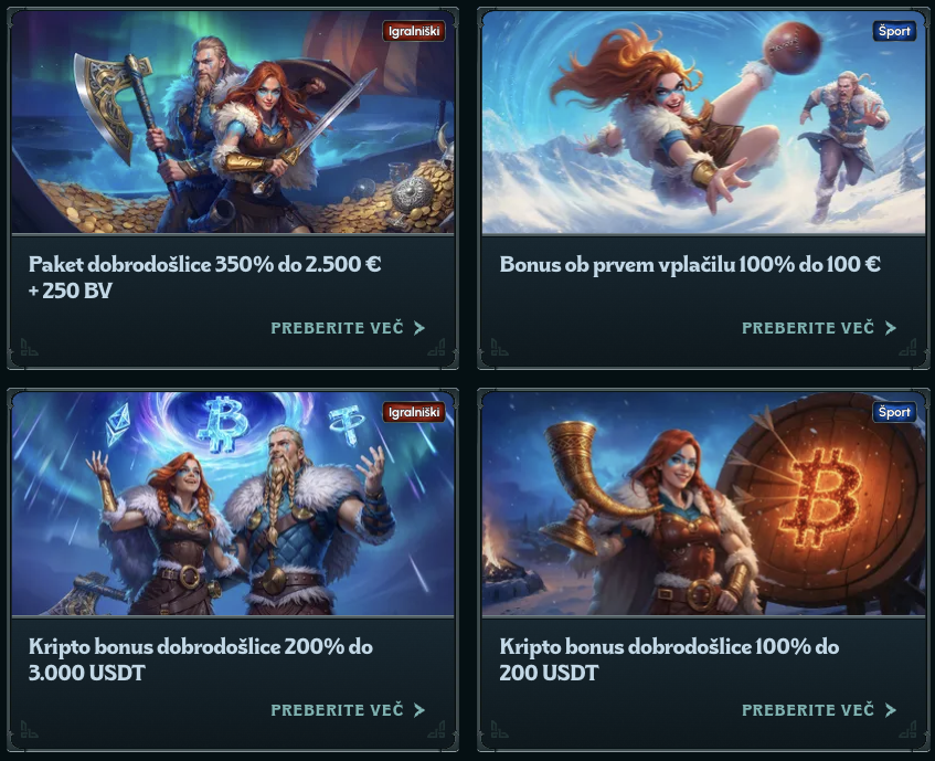 Bonusi in promocije